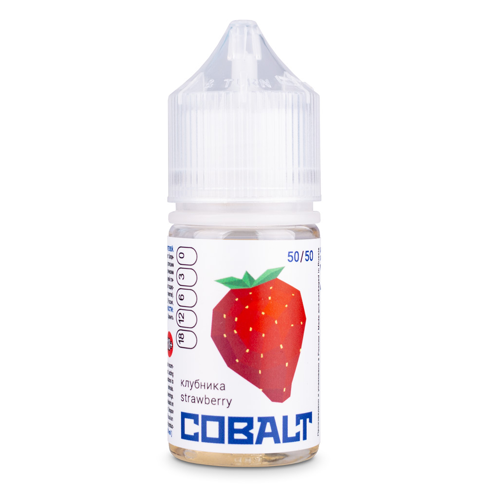 Жидкость Cobalt, 30 мл, Клубника, 0 мг/мл