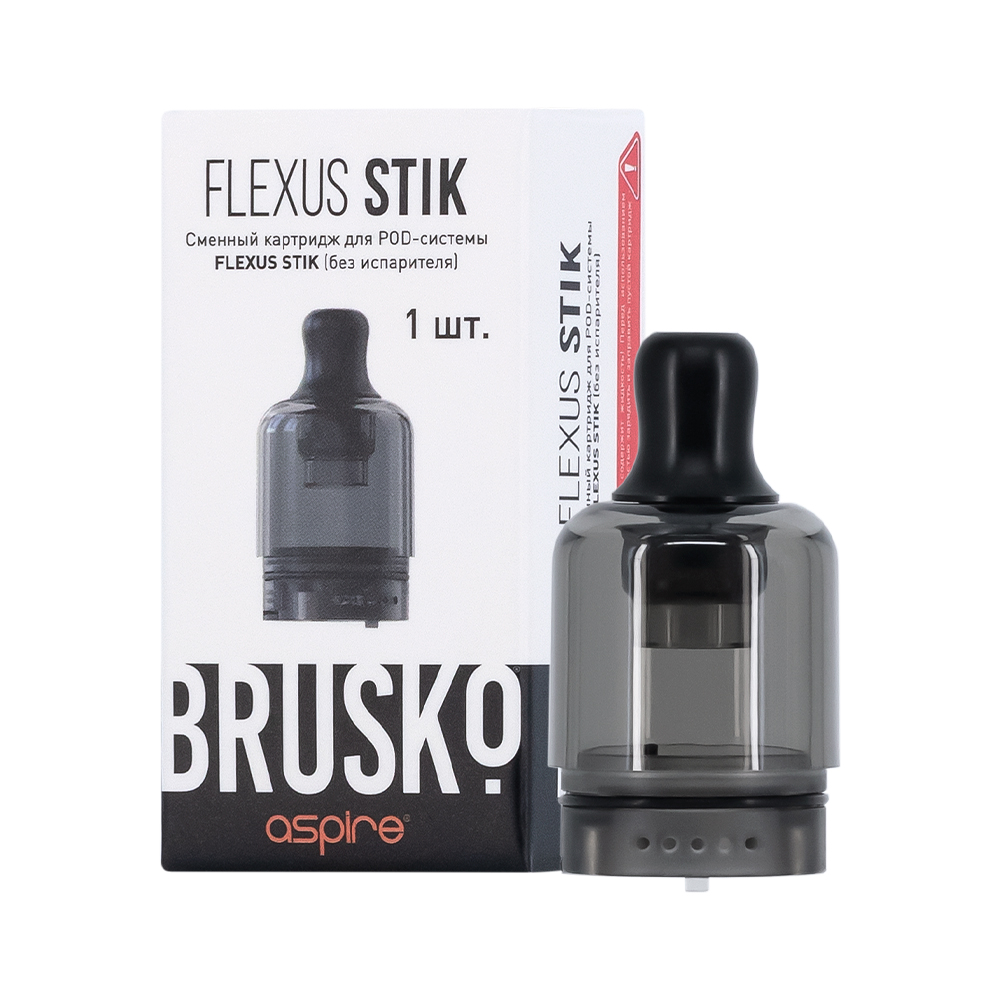 Картридж к многоразовой электронной системе, Модель BRUSKO FLEXUS STIK 3 мл, упак. 1 шт