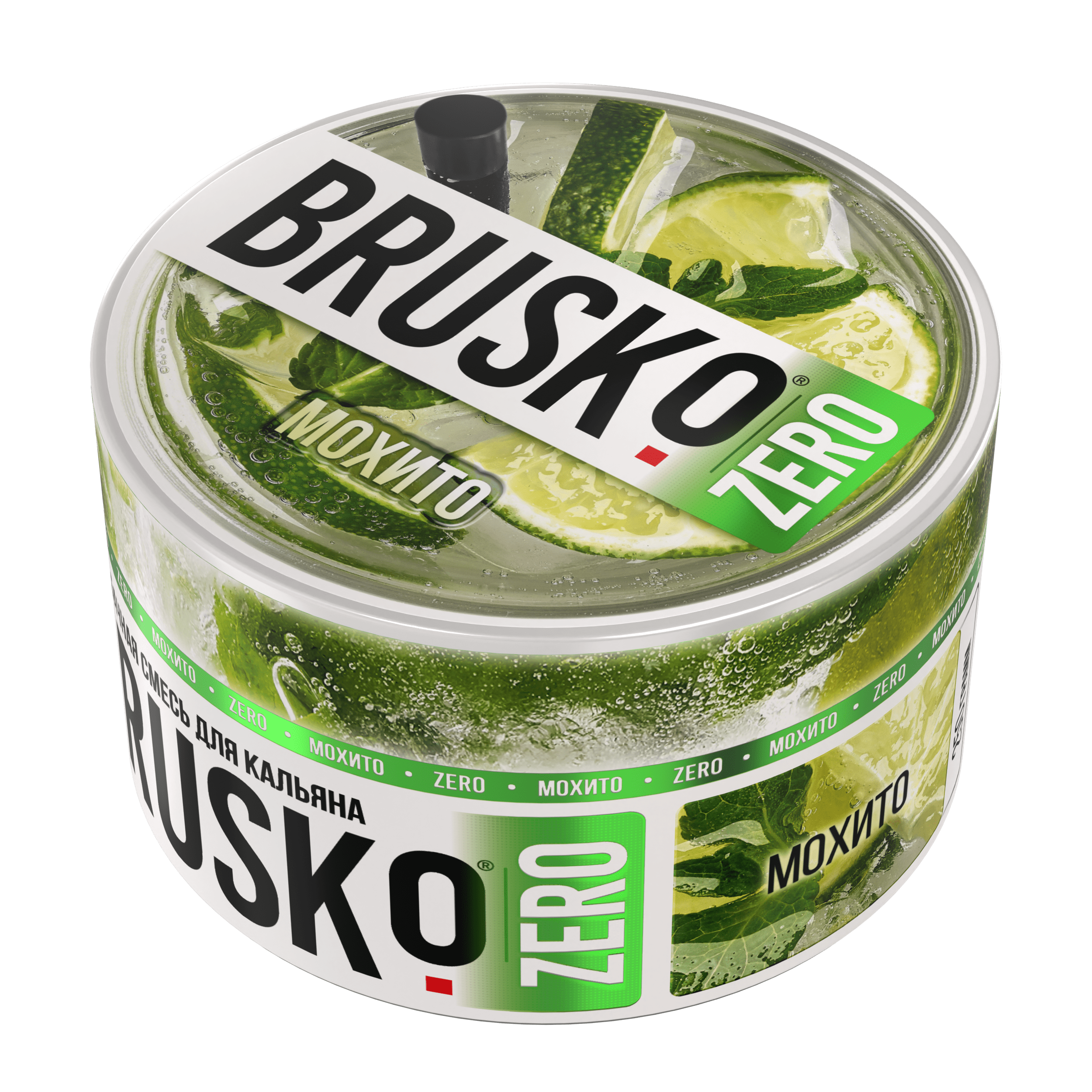 Бестабачная смесь для кальяна BRUSKO, 250 г, Мохито, Zero (М)