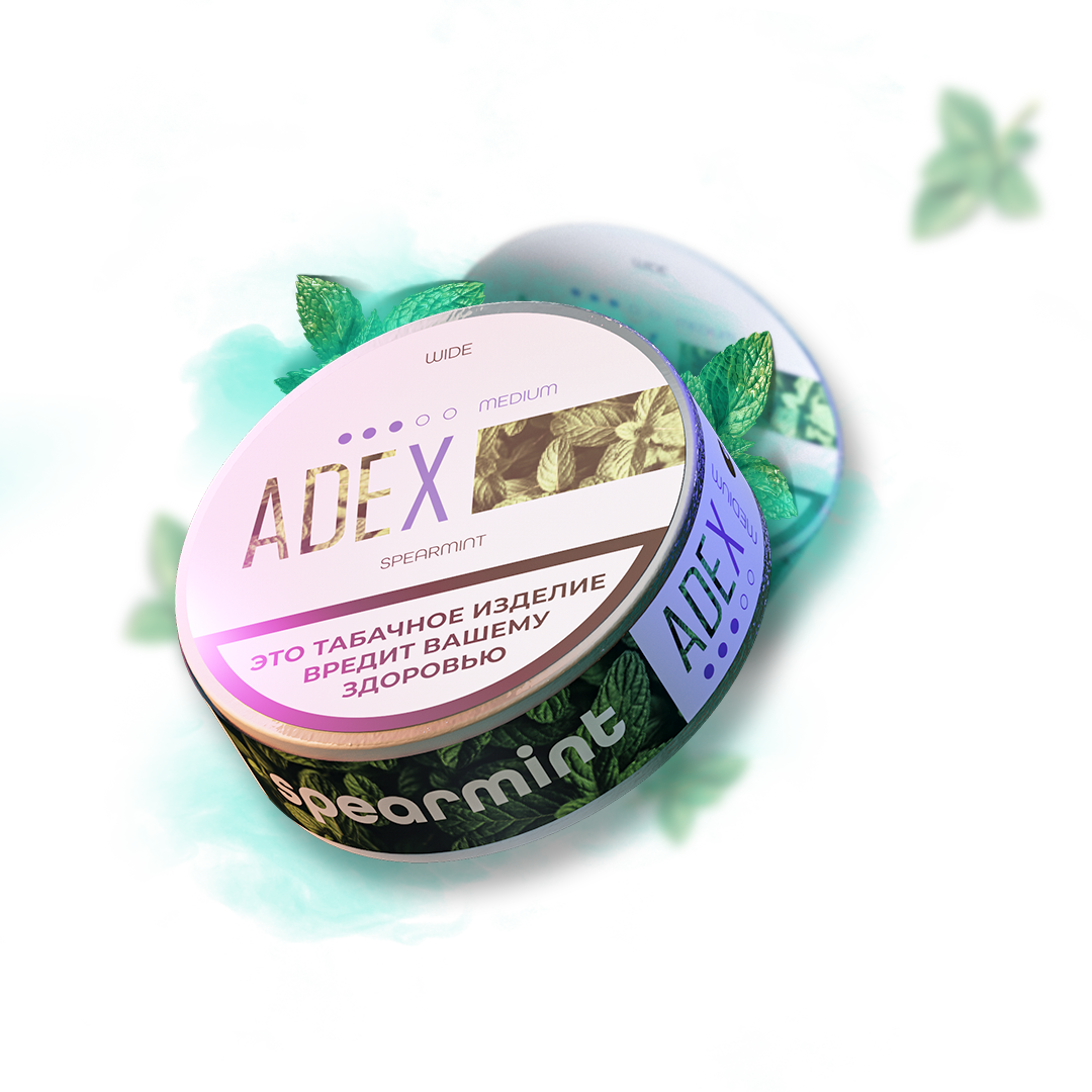 ЖЕВАТЕЛЬНЫЙ ТАБАК ADEX SPEARMINT MEDIUM