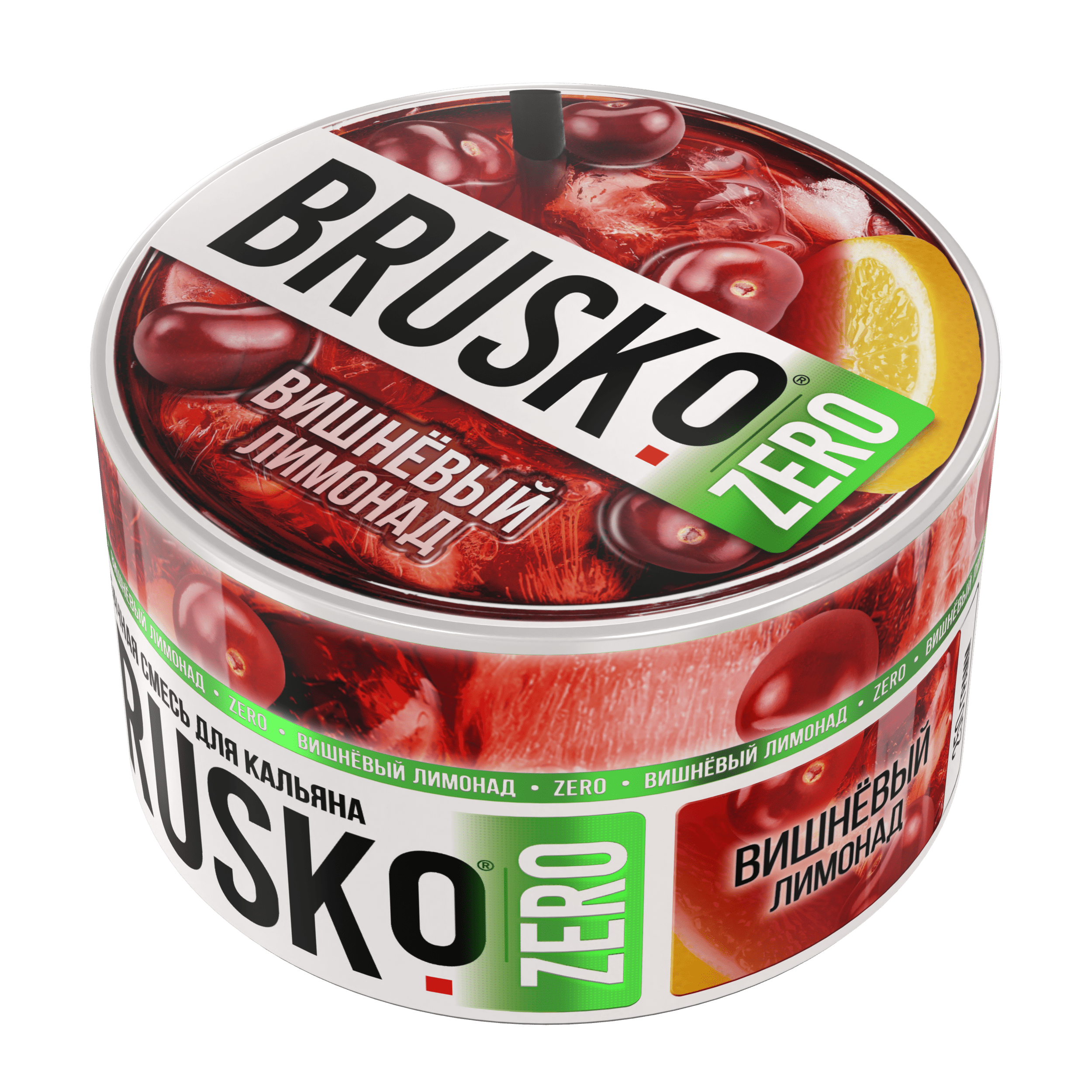 Бестабачная смесь для кальяна BRUSKO, 250 г, Вишневый лимонад, Zero (М)