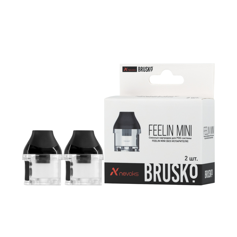 Картридж к многоразовой электронной системе, Модель BRUSKO FEELIN MINI 2 мл, упак. 2 шт