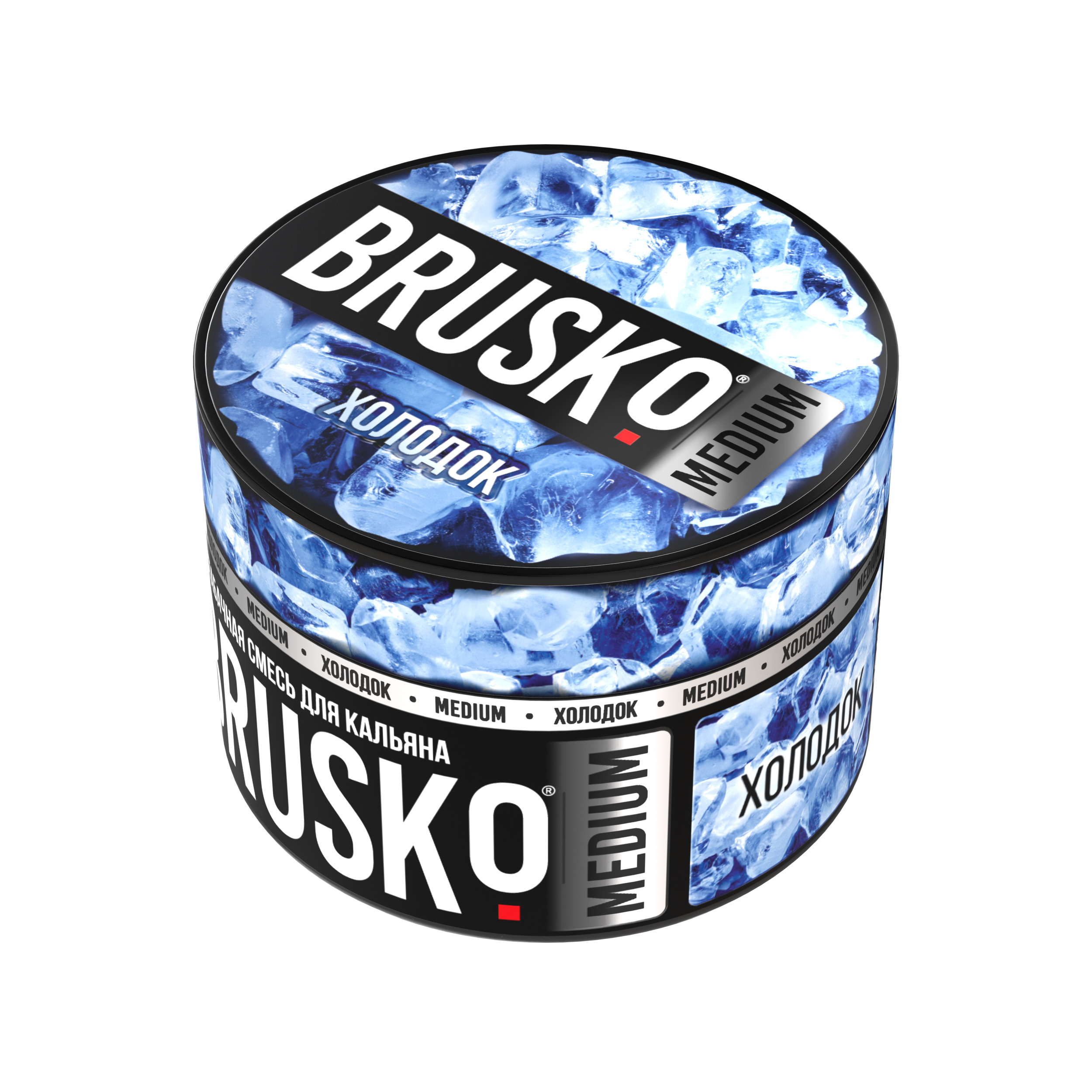 Бестабачная смесь для кальяна BRUSKO, 50 г, Холодок, Medium (М)