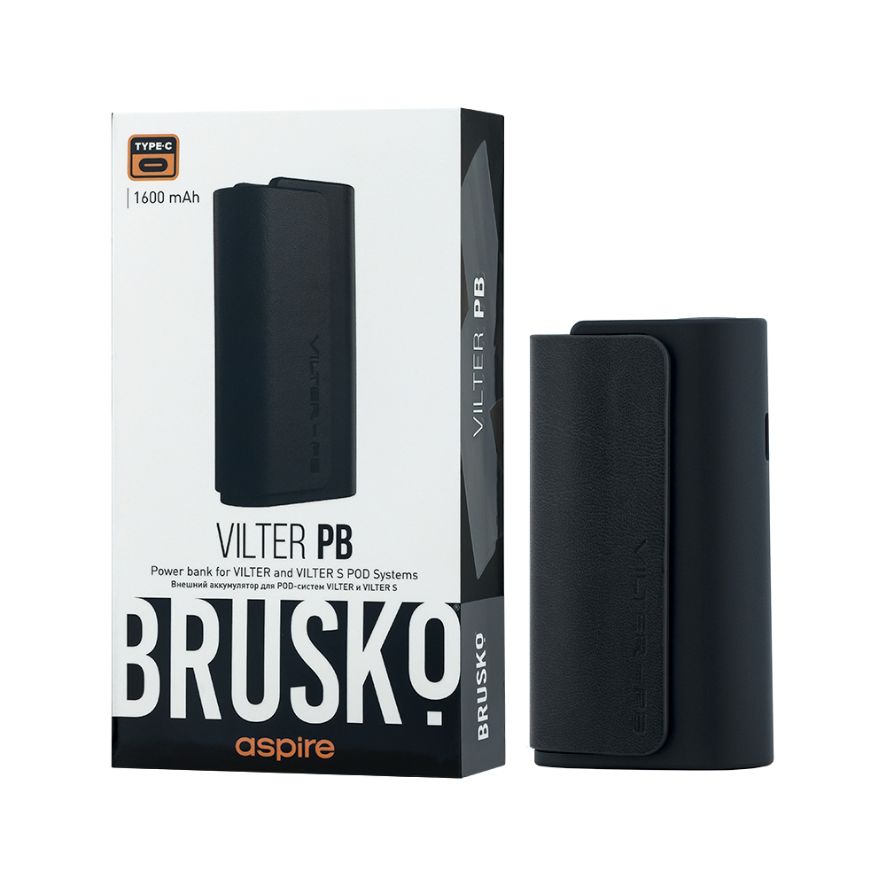 Аккумулятор для электронной системы, Модель BRUSKO Vilter Power Bank (Черный)