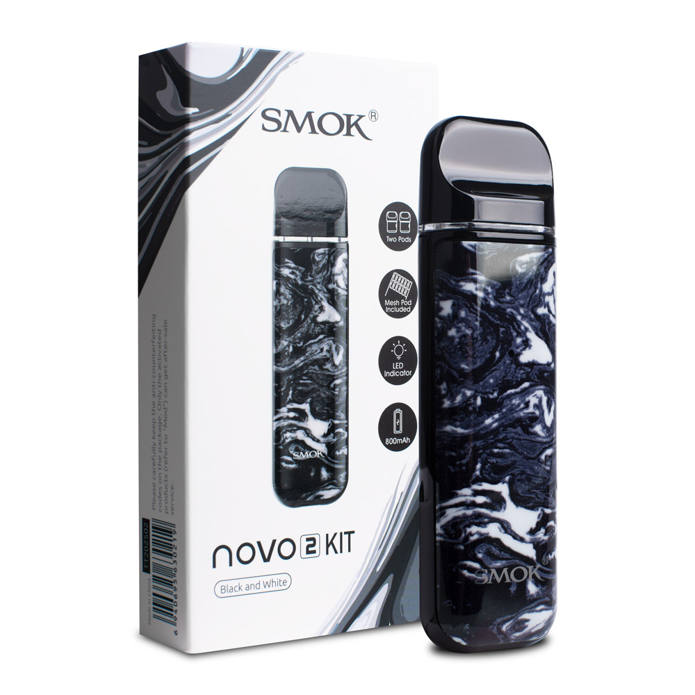 ЭС SMOK NOVO 2 Pod Kit, 800 mAh, Black and White*