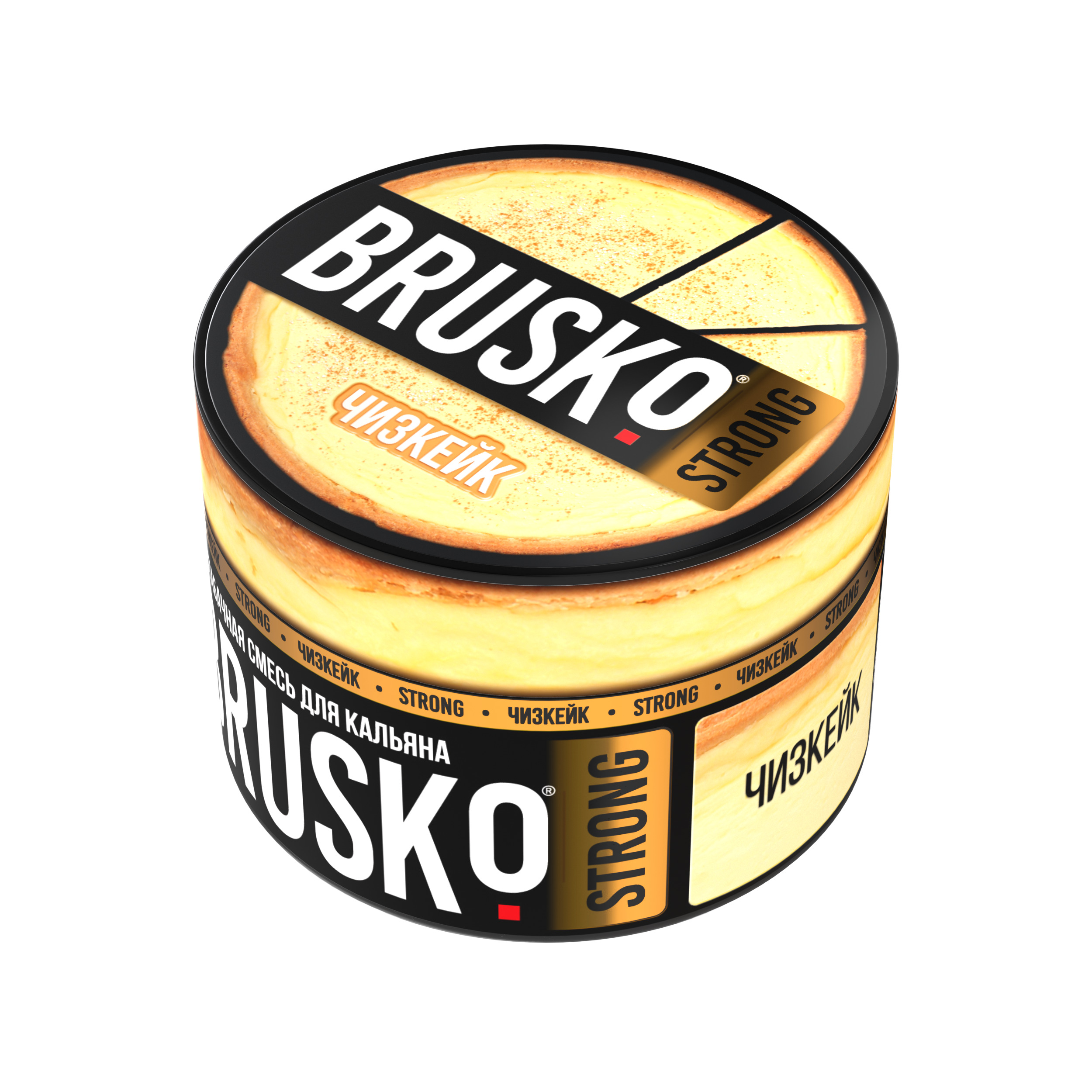 Бестабачная смесь для кальяна BRUSKO, 50 г, Чизкейк, Strong (М)