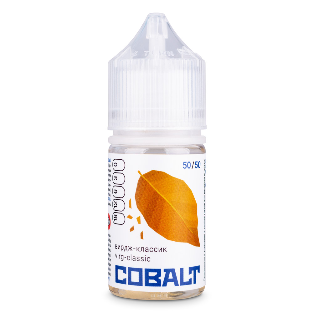 Жидкость Cobalt, 30 мл, Вирдж Классик, 0 мг/мл