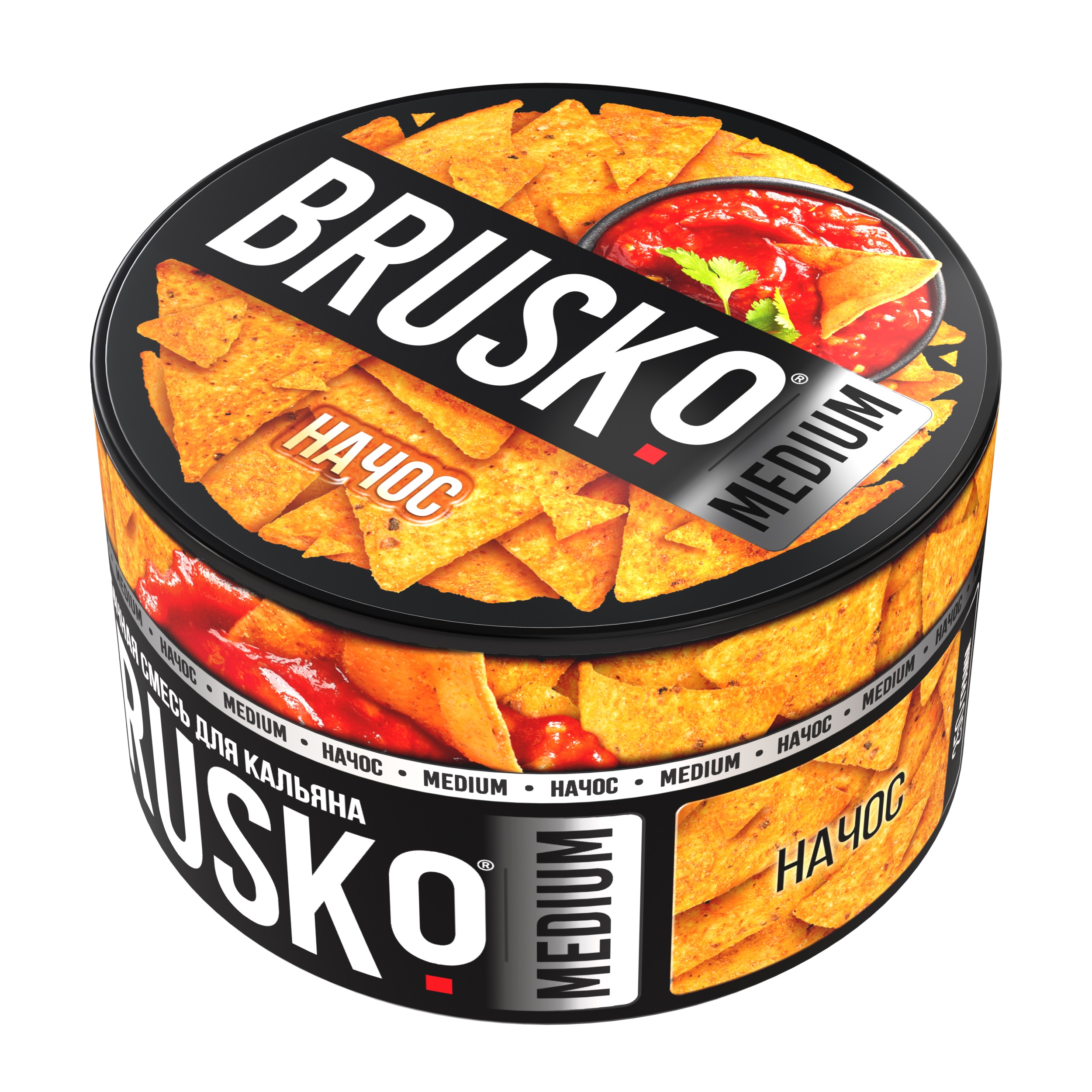 Бестабачная смесь для кальяна BRUSKO, 250 г, Начос, Medium (М)