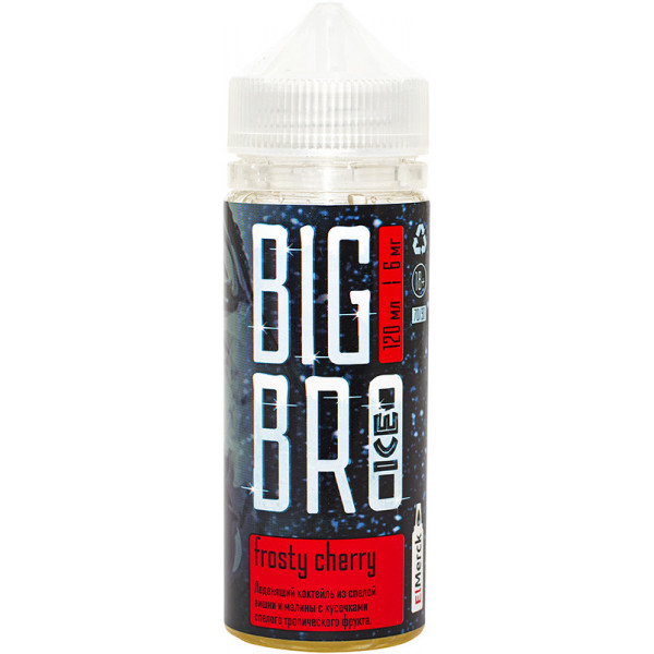 Жидкость Big Bro ICE, 120 мл, Frosty Cherry, 6 мг/мл