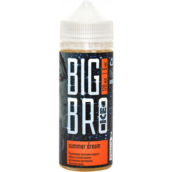 Жидкость Big Bro ICE, 120 мл, Summer Dream, 6 мг/мл