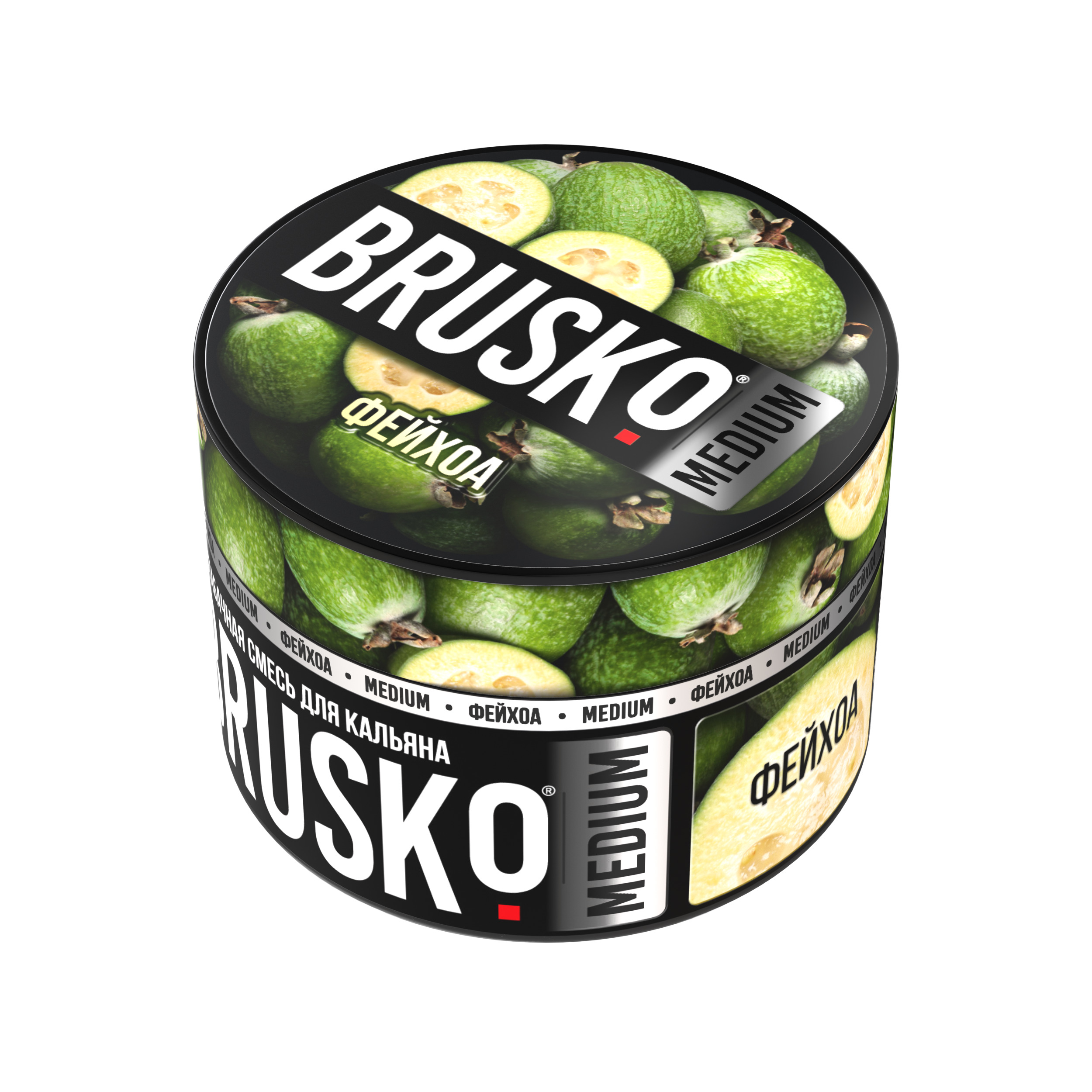 Бестабачная смесь для кальяна BRUSKO, 50 г, Фейхоа, Medium (М)