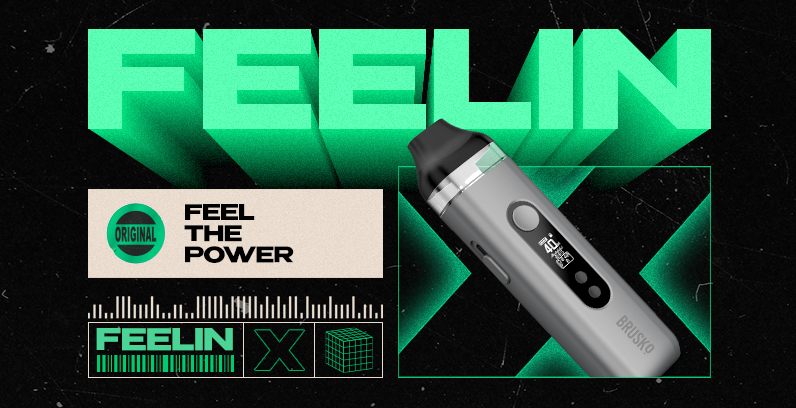 Новая электронная сигарета BRUSKO FEELIN X – уже в продаже!