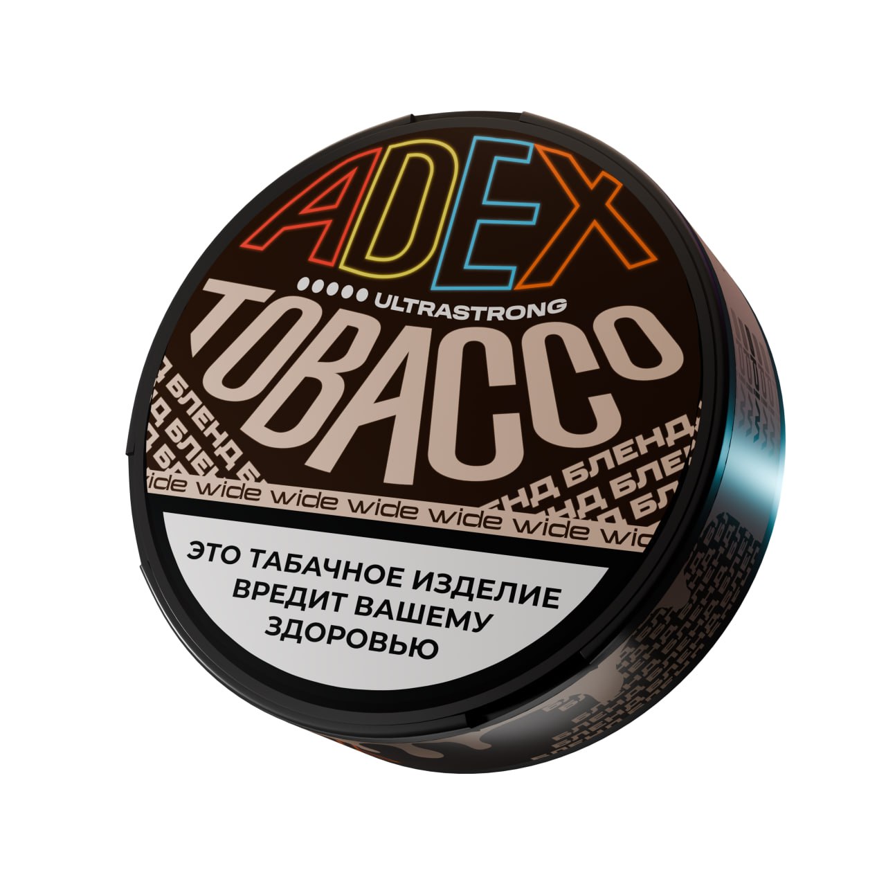 Жевательный табак АДЕКС ультрастронг вайд с ароматом БЛЕНД