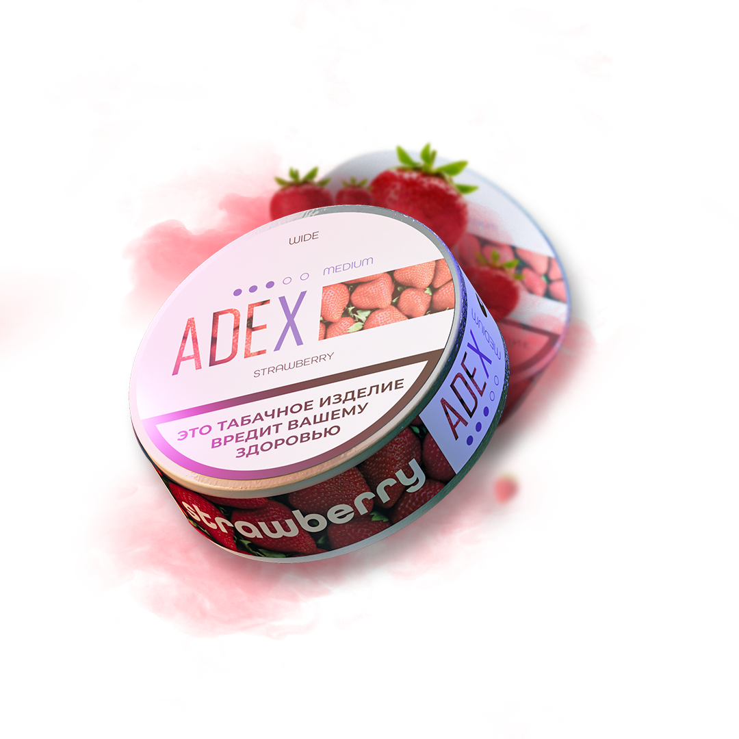 ЖЕВАТЕЛЬНЫЙ ТАБАК ADEX STRAWBERRY MEDIUM