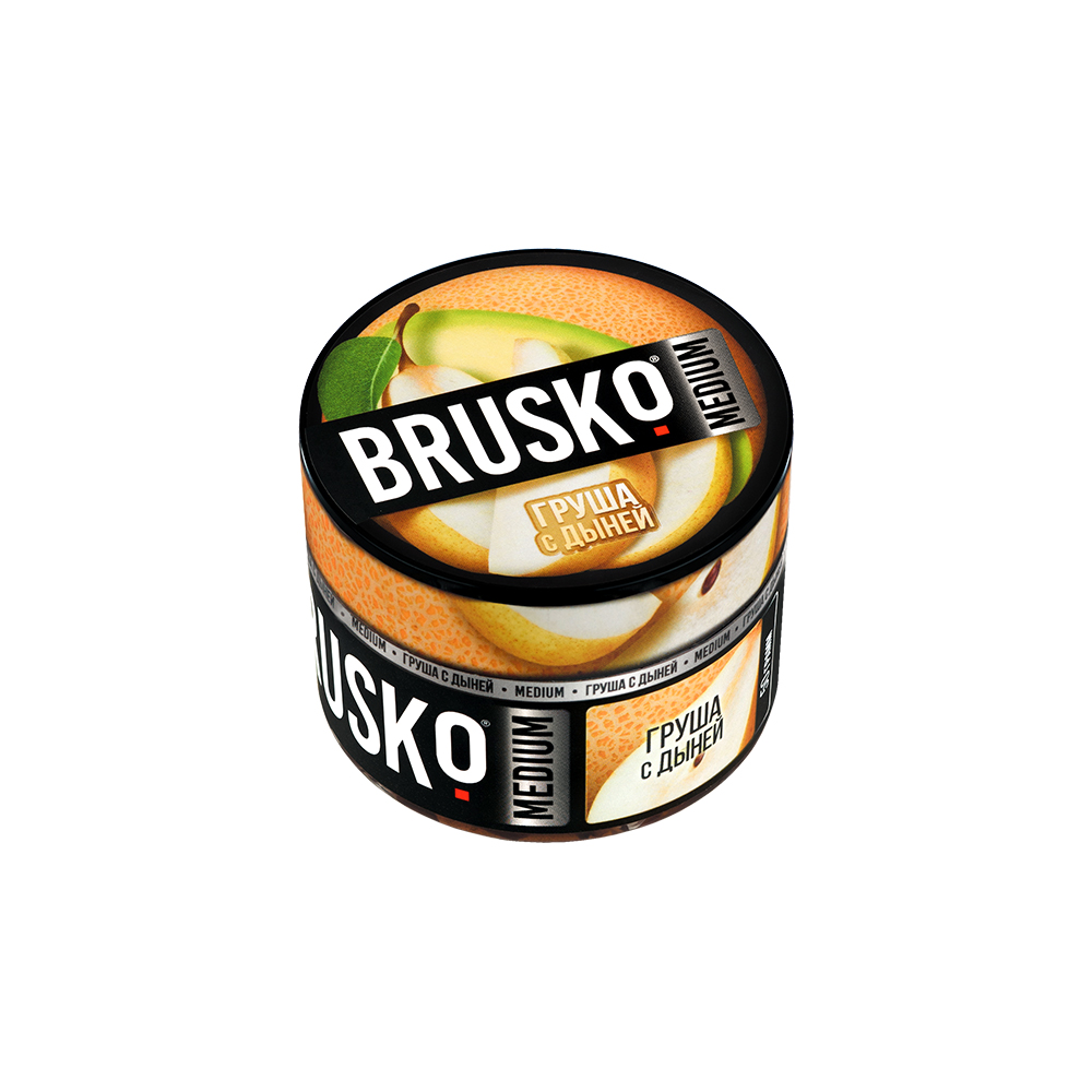Бестабачная безникотиновая смесь для кальяна BRUSKO, 50 г, Груша с дыней