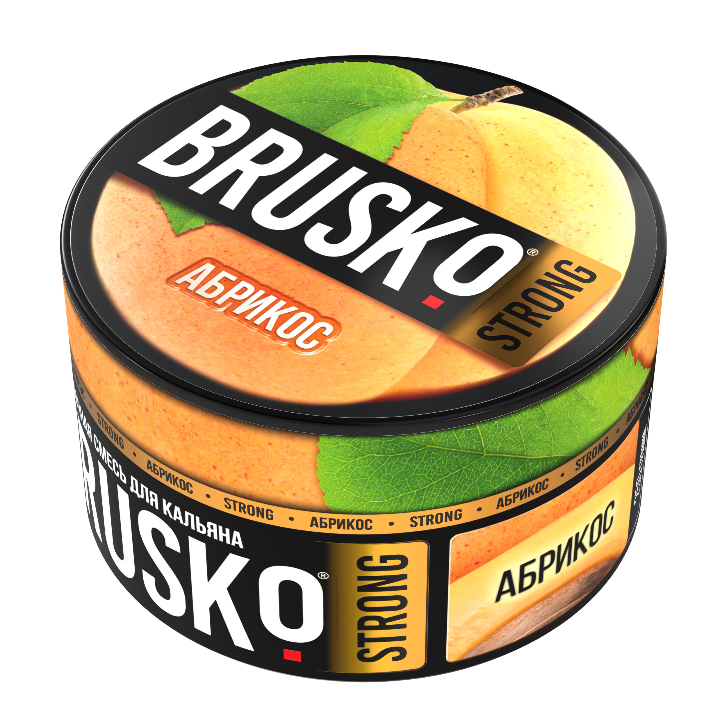Бестабачная смесь для кальяна BRUSKO, 250 г, Абрикос, Strong (М)