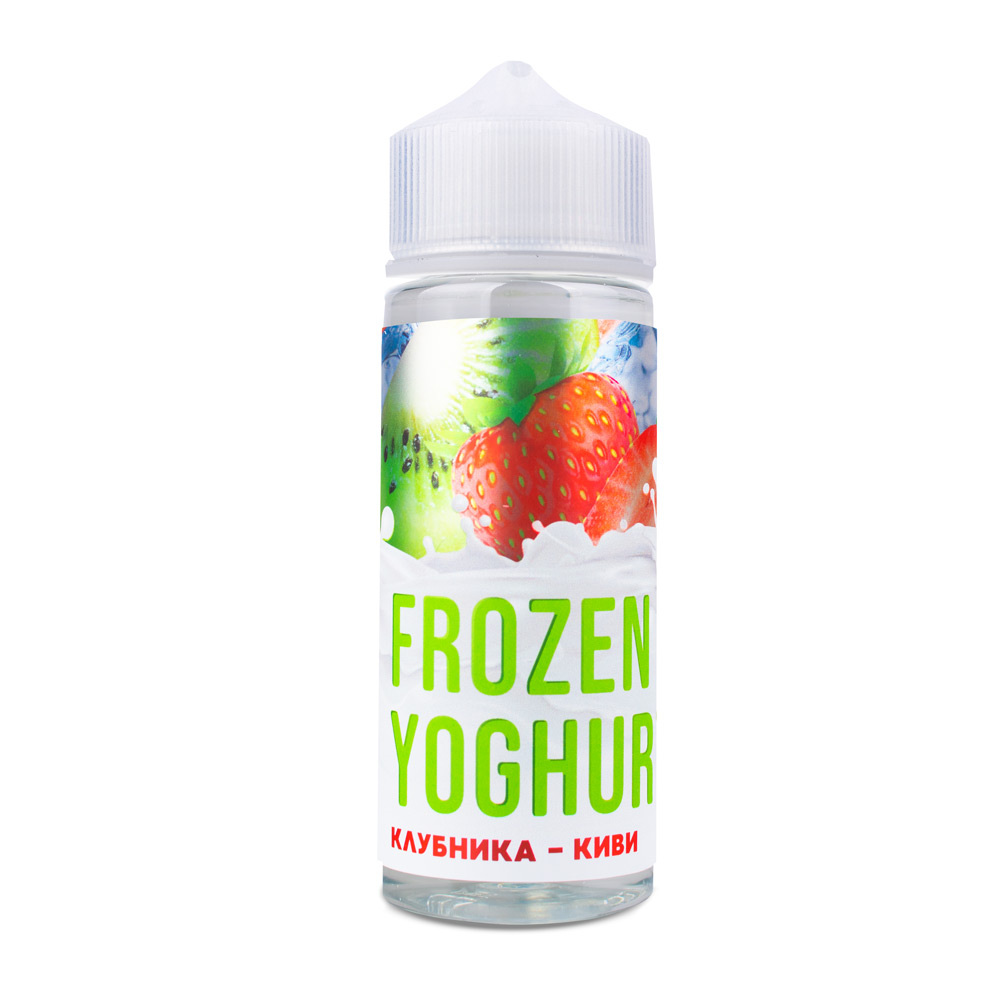 Жидкость Frozen Yoghurt, 120 мл, Клубника-киви, 0 мг/мл