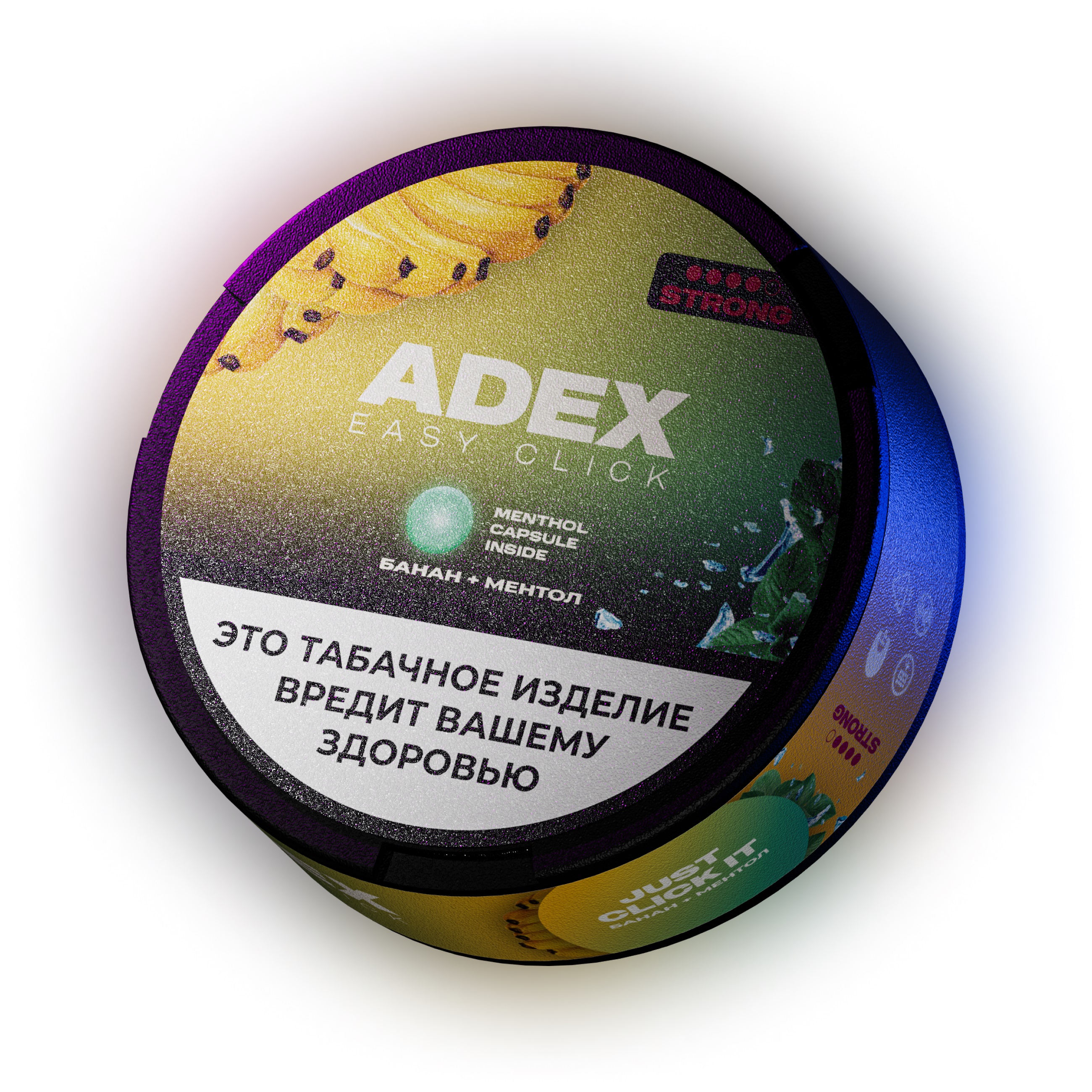 Жевательный табак АДЕКС БАНАН+МЕНТОЛ клик