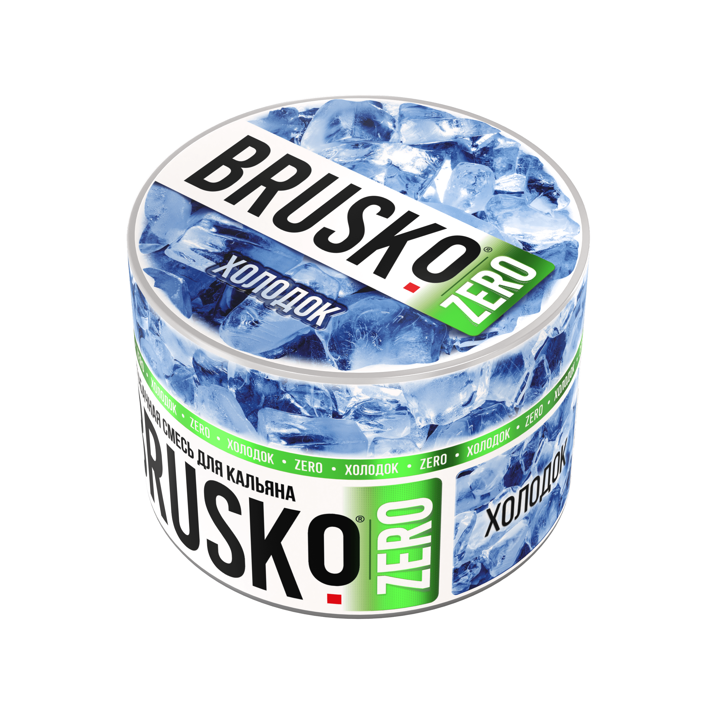 Бестабачная смесь для кальяна BRUSKO, 50 г, Холодок, Zero (М)