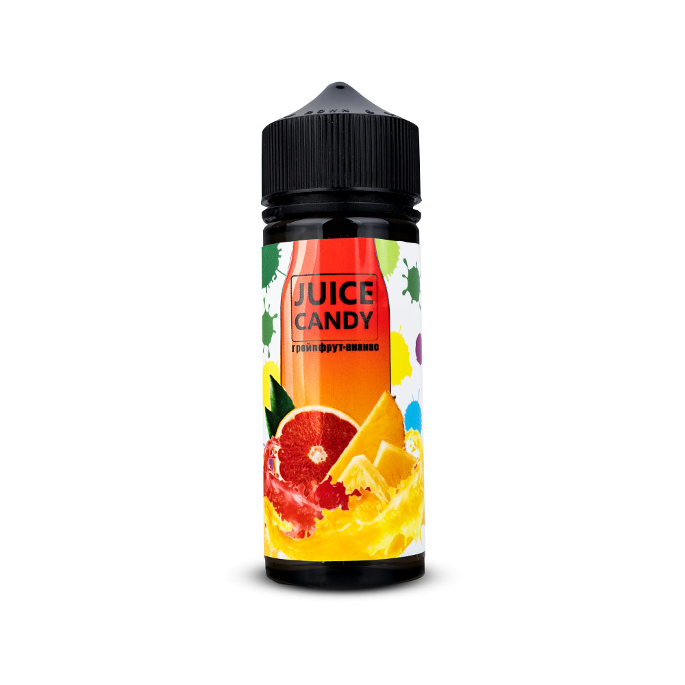 Жидкость Juice Candy, 120 мл, Грейпфрут-ананас, 3 мг/мл