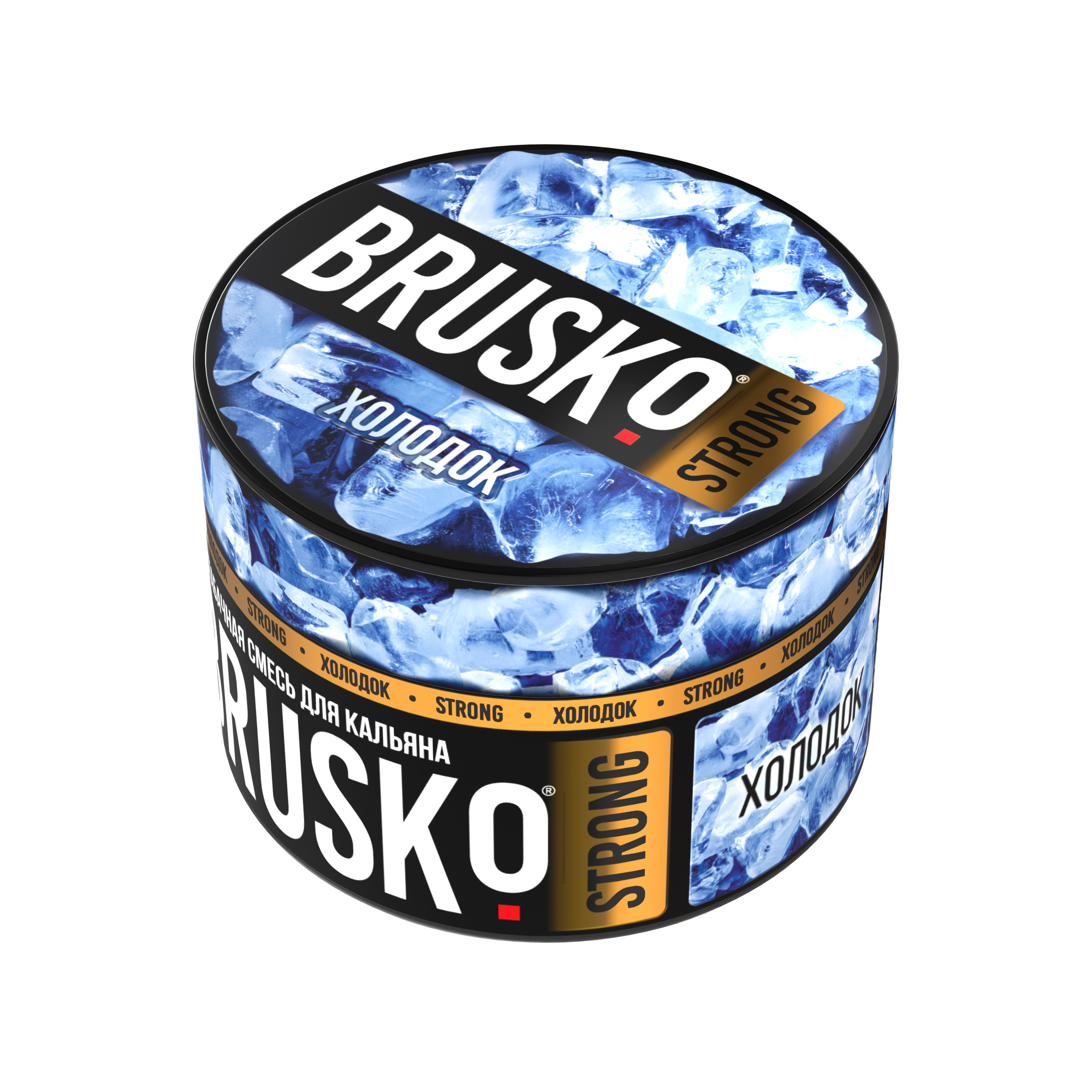 Бестабачная смесь для кальяна BRUSKO, 50 г, Холодок, Strong (М)