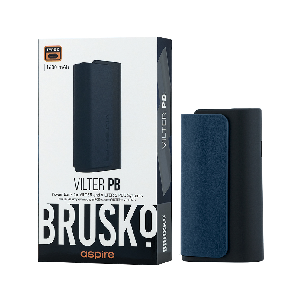 Аккумулятор для электронной системы, Модель BRUSKO Vilter Power Bank (Синий)