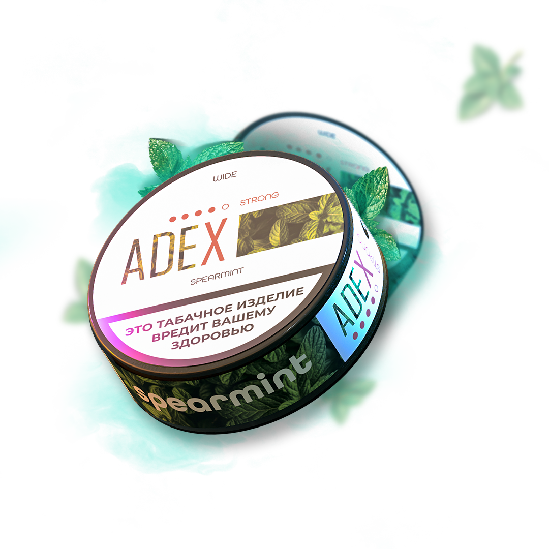 ЖЕВАТЕЛЬНЫЙ ТАБАК ADEX SPEARMINT STRONG