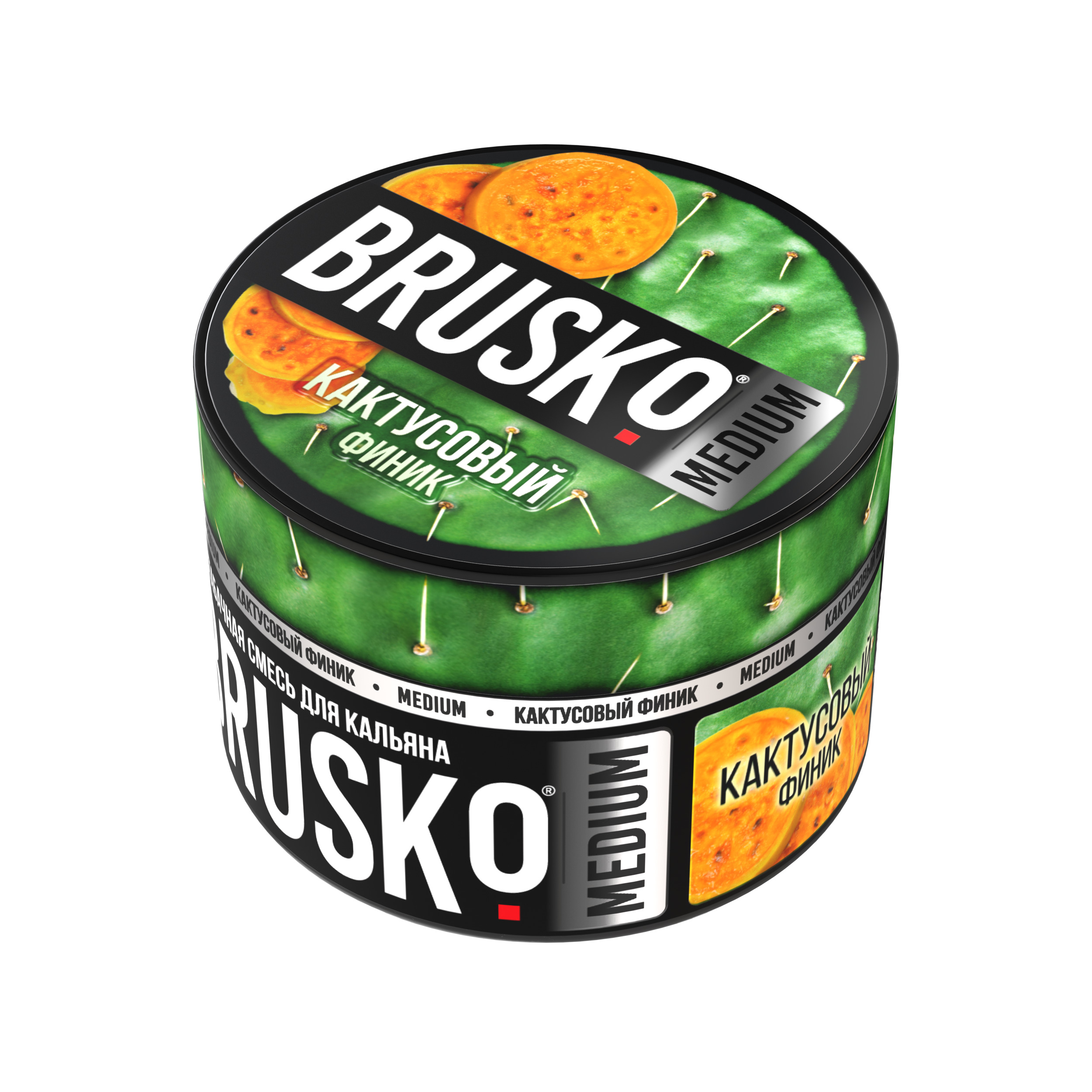 Бестабачная смесь для кальяна BRUSKO, 50 г, Кактусовый финик, Medium (М)