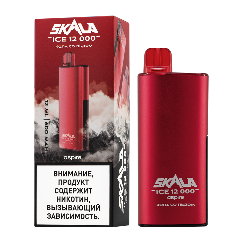 Одноразовая ЭС SKALA ICE 12000 с ароматом колы со льдом, 20мг/см3, 12 мл (М)