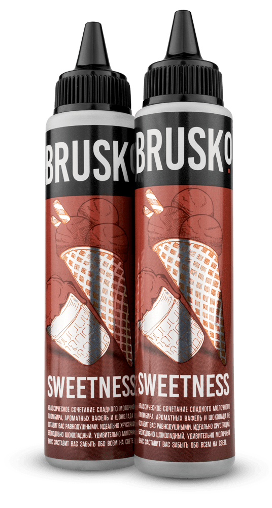 Жидкость Brusko, 60 мл, Sweetness, 3 мг/мл*