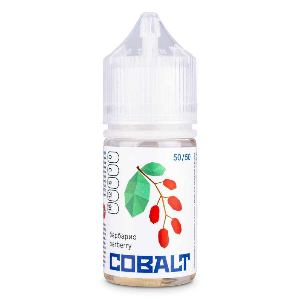 Жидкость Cobalt, 30 мл, Барбарис, 0 мг/мл