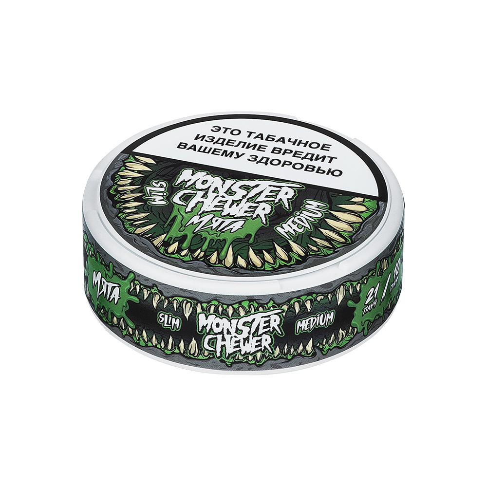 Табак жевательный MONSTER CHEWER medium с ароматом 