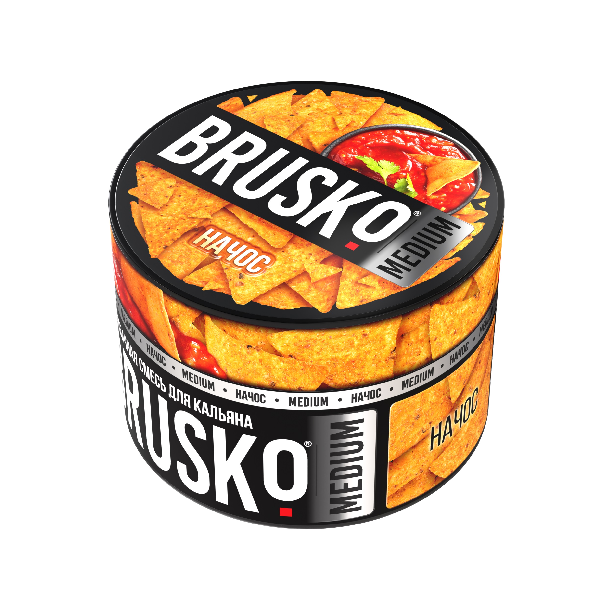 Бестабачная смесь для кальяна BRUSKO, 50 г, Начос, Medium (М)