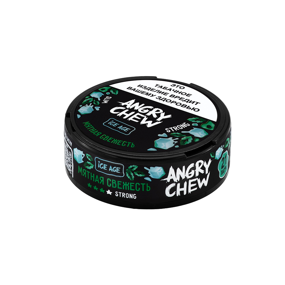 Табак жевательный «ANGRY CHEW», SLIM, Мятная свежесть, 10 гр, strong