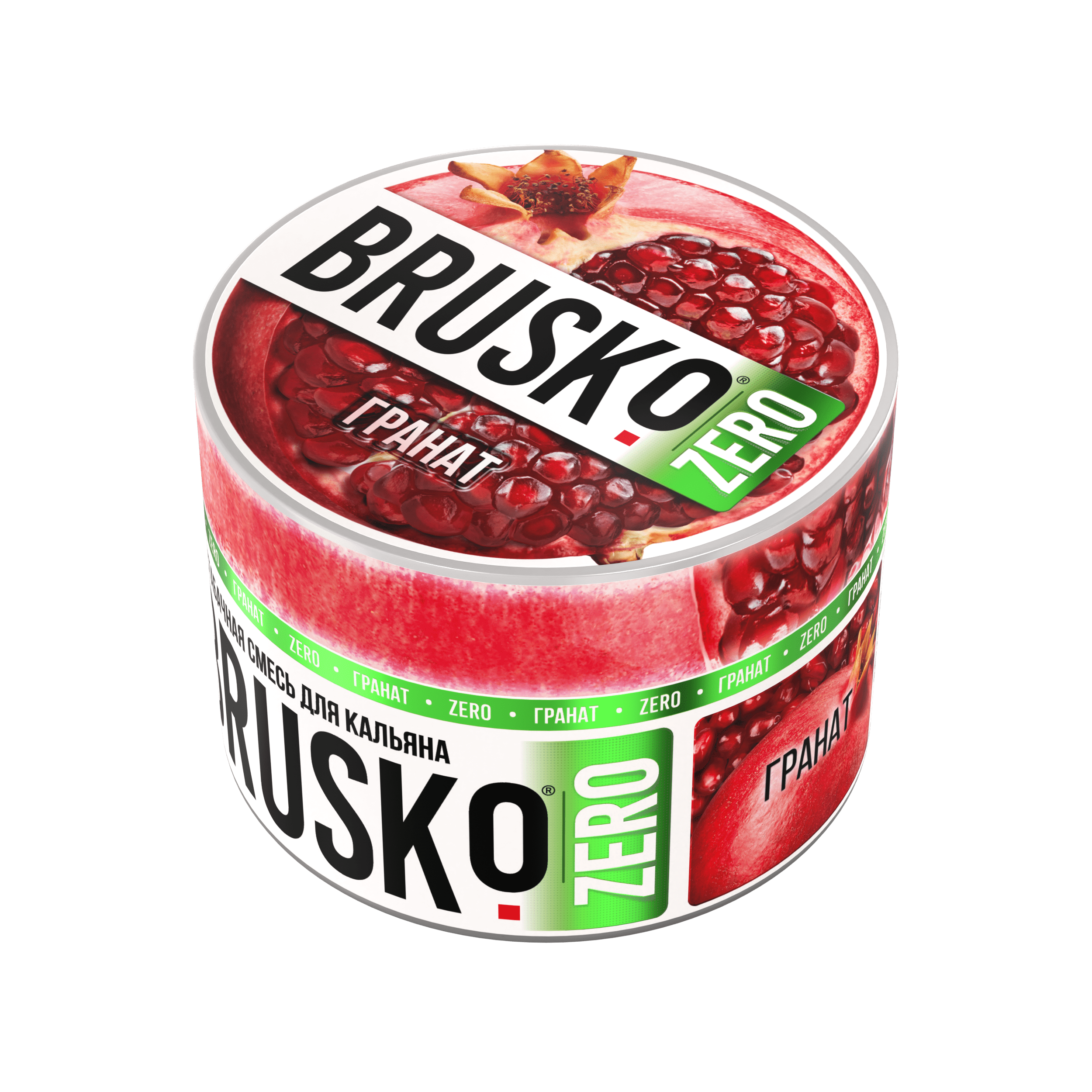 Бестабачная смесь для кальяна BRUSKO, 50 г, Гранат, Zero (М)