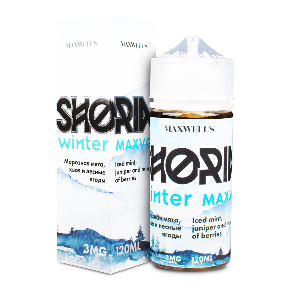 Жидкость Maxwells, 120 мл, Shoria Winter MAXVG, 3 мг/мл