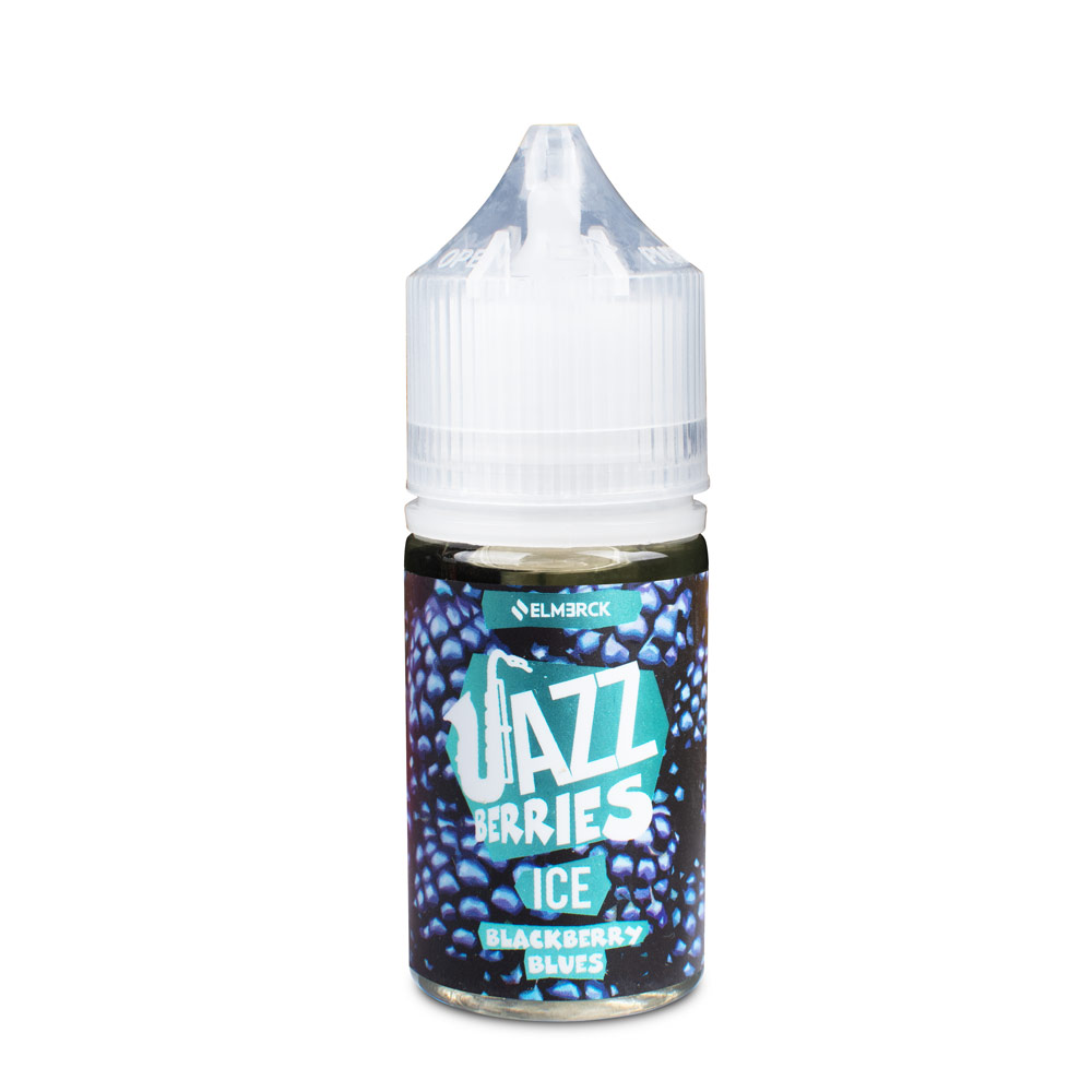 Жидкость Jazz Berries Ice Salt, 30мл, Blackberry Blues, 20 мг/мл