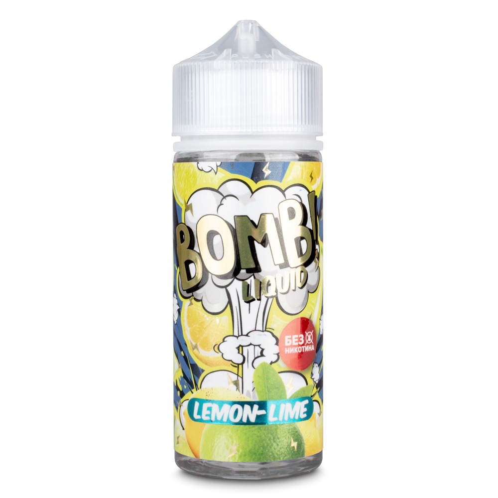 Жидкость Bomb! Liquid, 120 мл, Lemon - Lime, 0 мг/мл