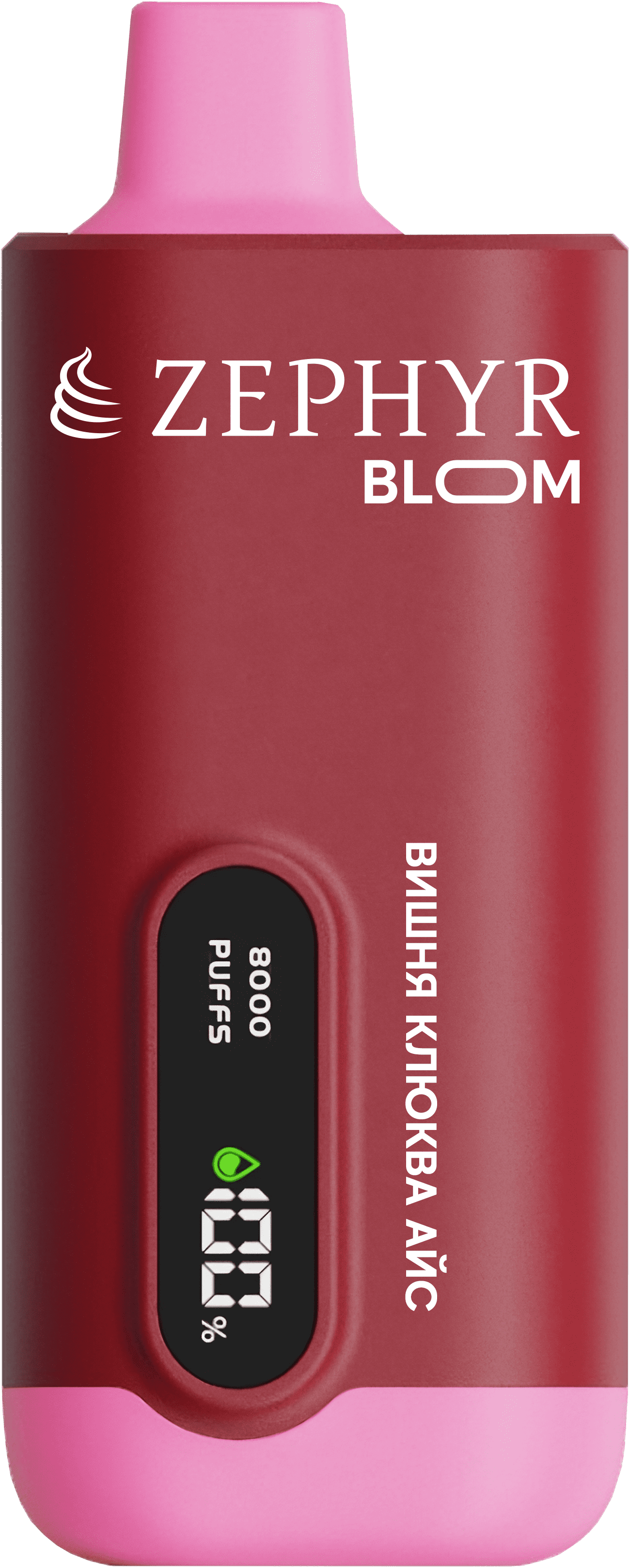 Одноразовая ZEPHYR Bloom 8000, Cherry cranberry ice