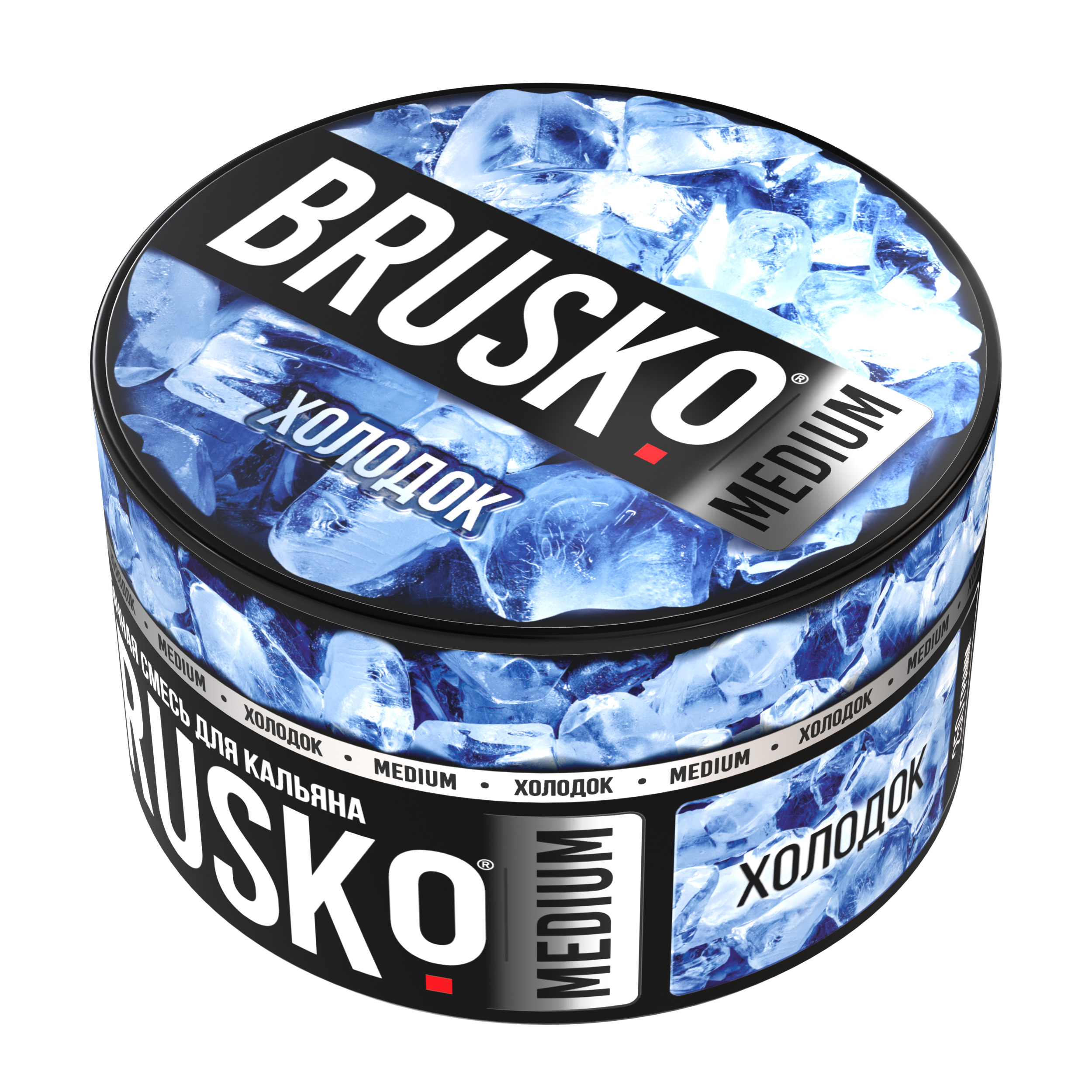 Бестабачная смесь для кальяна BRUSKO, 250 г, Холодок, Medium (М)