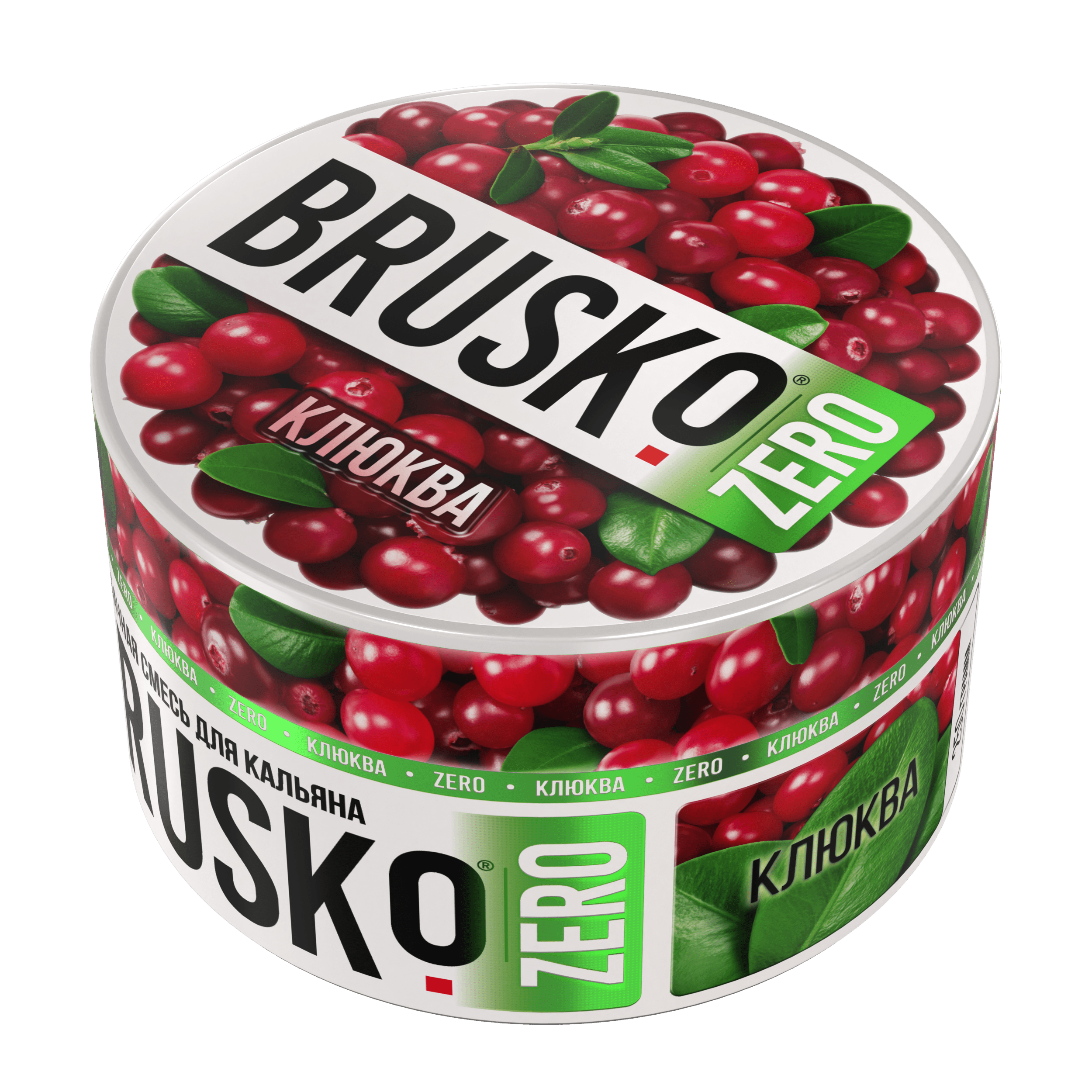 Бестабачная смесь для кальяна BRUSKO, 250 г, Клюква, Zero (М)