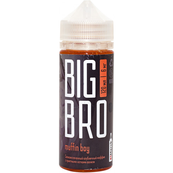 Жидкость Big Bro, 120 мл, Muffin Boy, 6 мг/мл