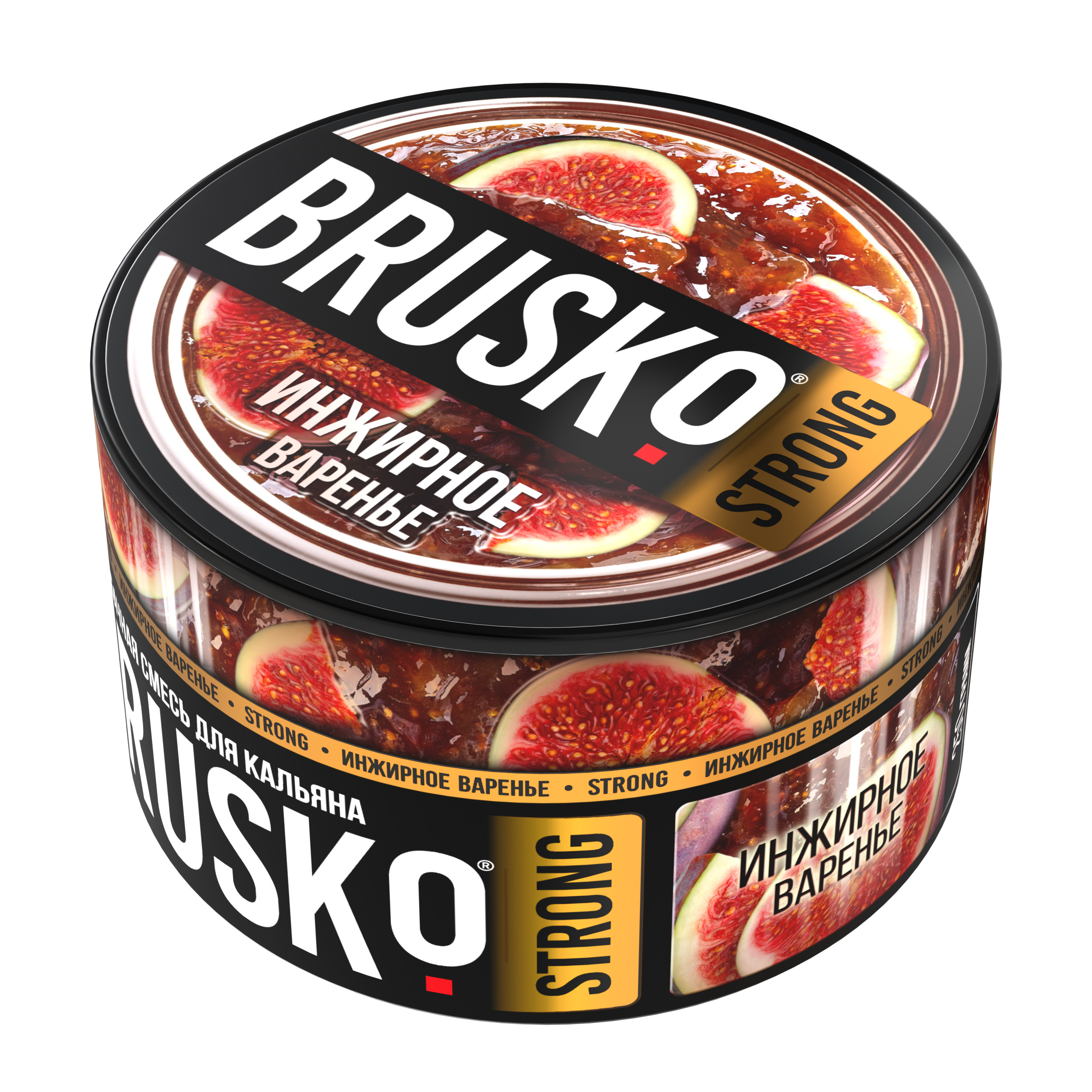 Бестабачная смесь для кальяна BRUSKO, 250 г, Инжирное варенье, Strong (М)