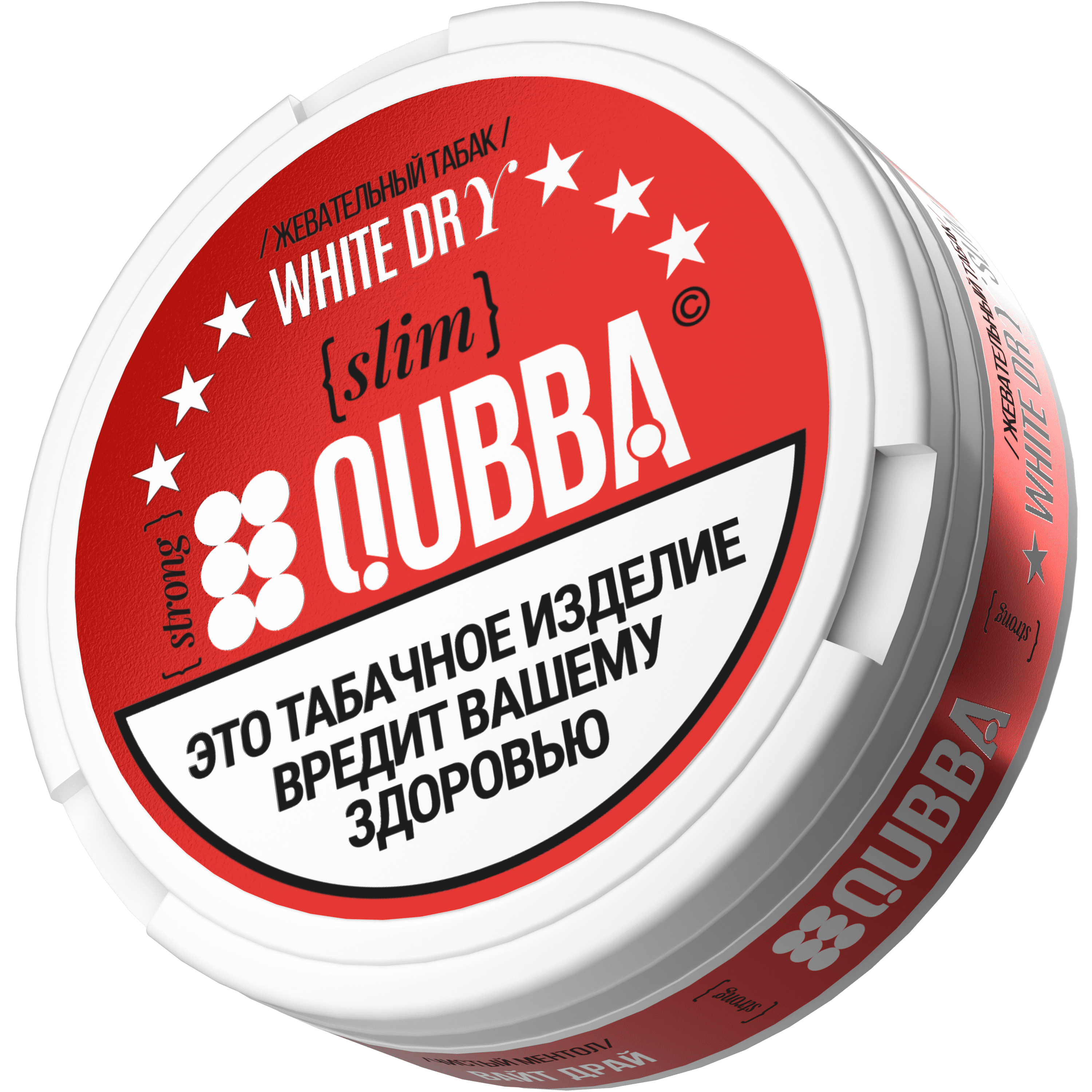 Жевательный табак QUBBA со вкусом White Dry (strong) SLIM