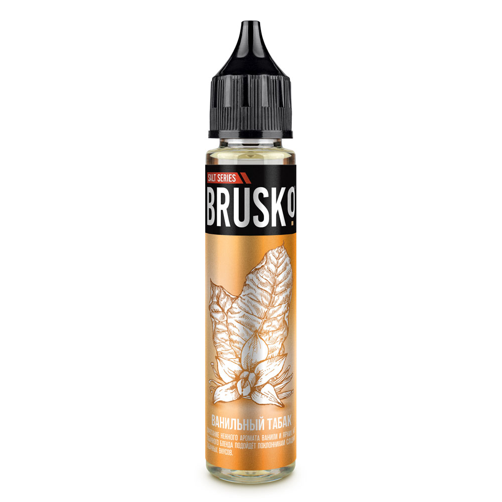 Жидкость Brusko Salt, 30 мл, Ванильный табак, 2