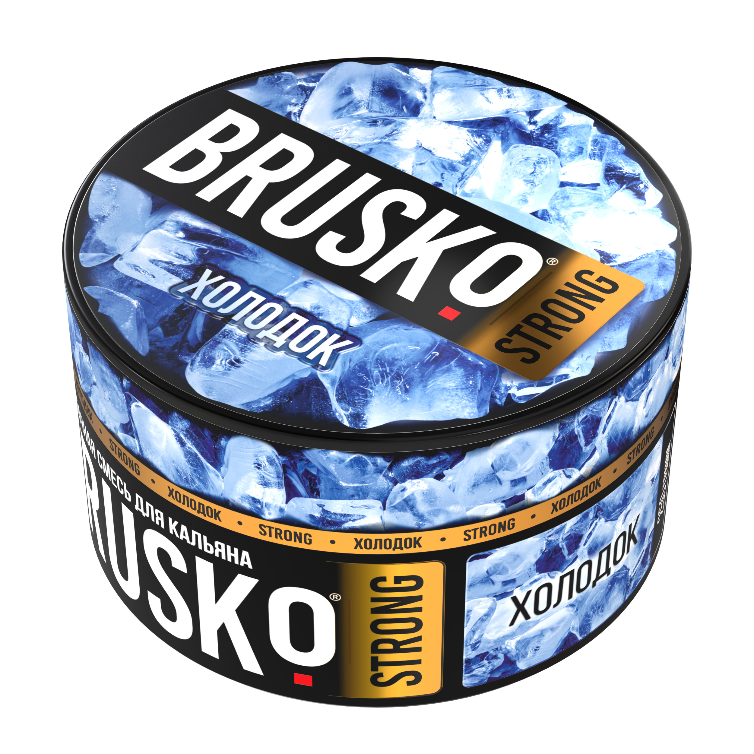 Бестабачная смесь для кальяна BRUSKO, 250 г, Холодок, Strong (М)