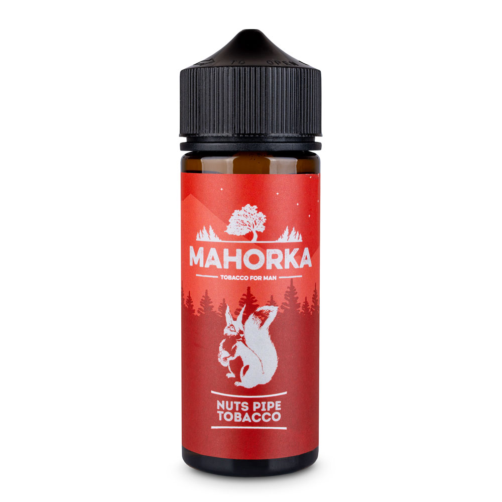 Жидкость Mahorka Red, 120 мл, Nuts Pipe Tobacco, 6 мг/мл
