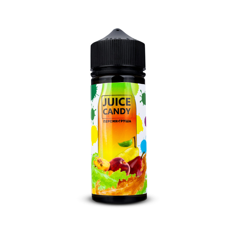 Жидкость Juice Candy, 120 мл, Персик-груша, 3 мг/мл