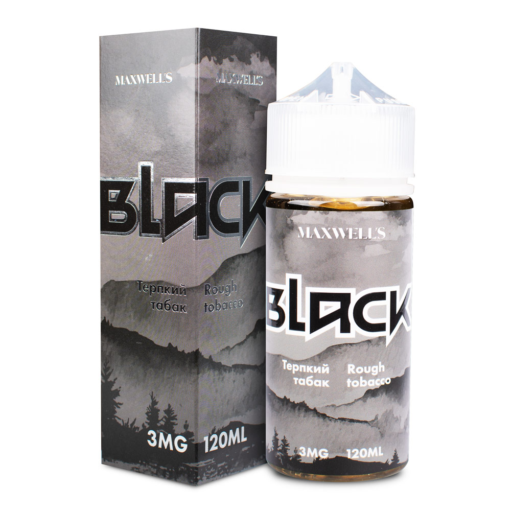 Жидкость Maxwells, 120 мл, Black, 3 мг/мл