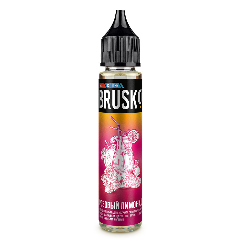 Жидкость Brusko Salt, 30 мл, Розовый лимонад, 2